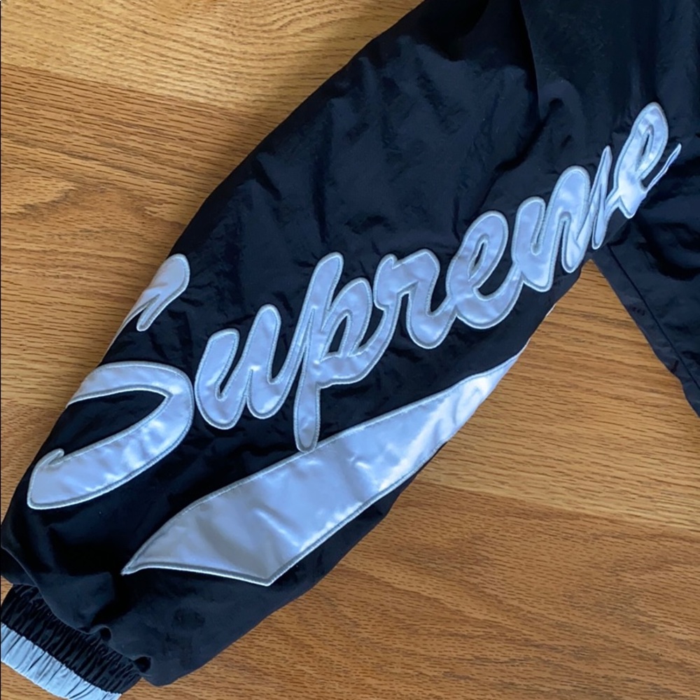 Supreme Sleeve Script Sideline Jacket - image 2